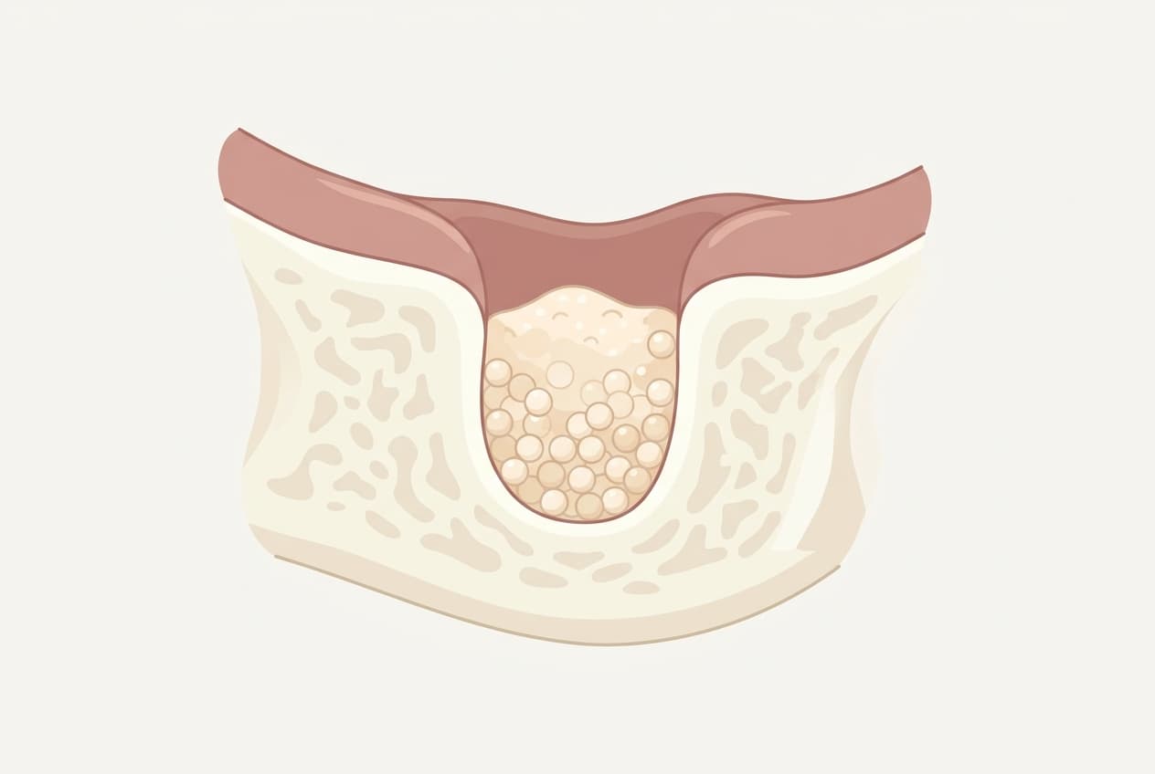 Alveolar Ridge Preservation: Bone Width Held Steady Even Without a Collagen Membrane