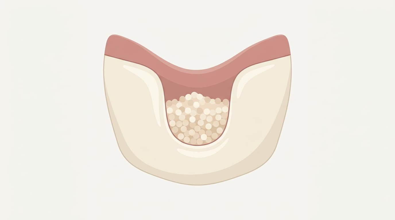Alveolar Ridge Preservation: Bone Width Held Steady Even Without a Collagen Membrane