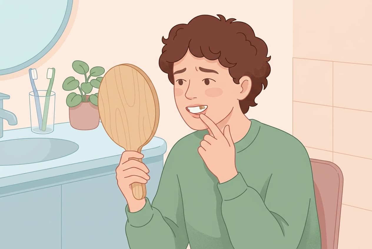 치아에 갈색 반점이 보이는 증상
