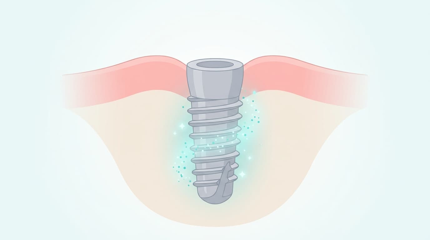임플란트 표면을 플라즈마로 활성화하면 심은 지 4주 뒤에도 안정도가 떨어지지 않았다