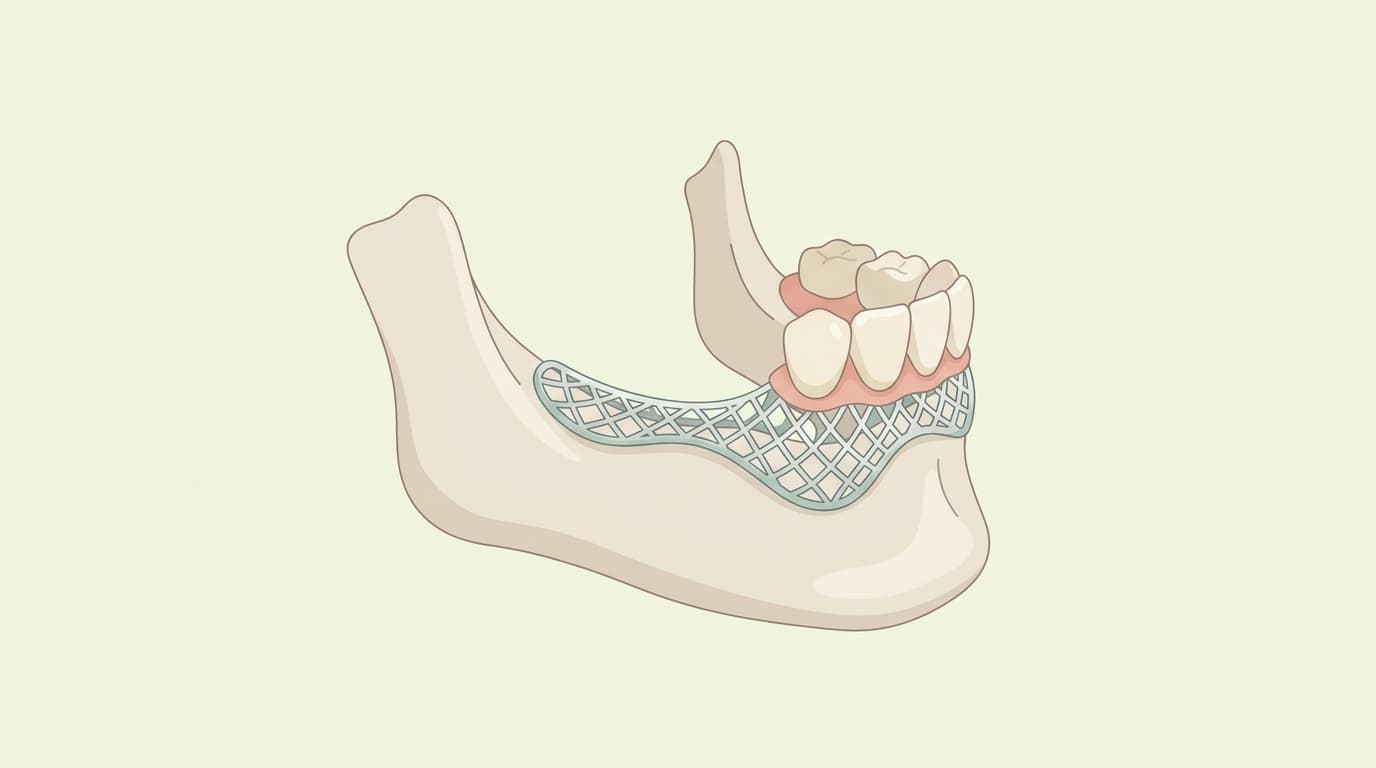 Un implant sous-périosté imprimé en 3D pour les mâchoires presque sans os