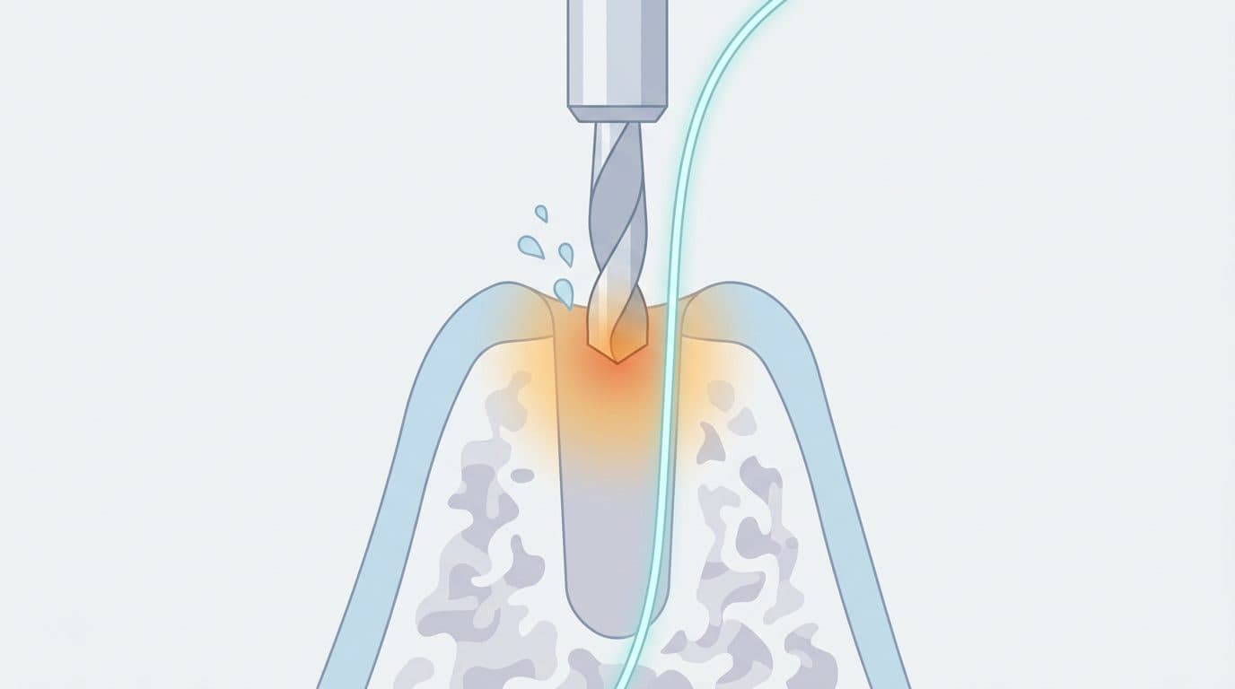 Implant Drilling Heat, Measured in Bovine Bone: When Guided Surgery Runs Hotter