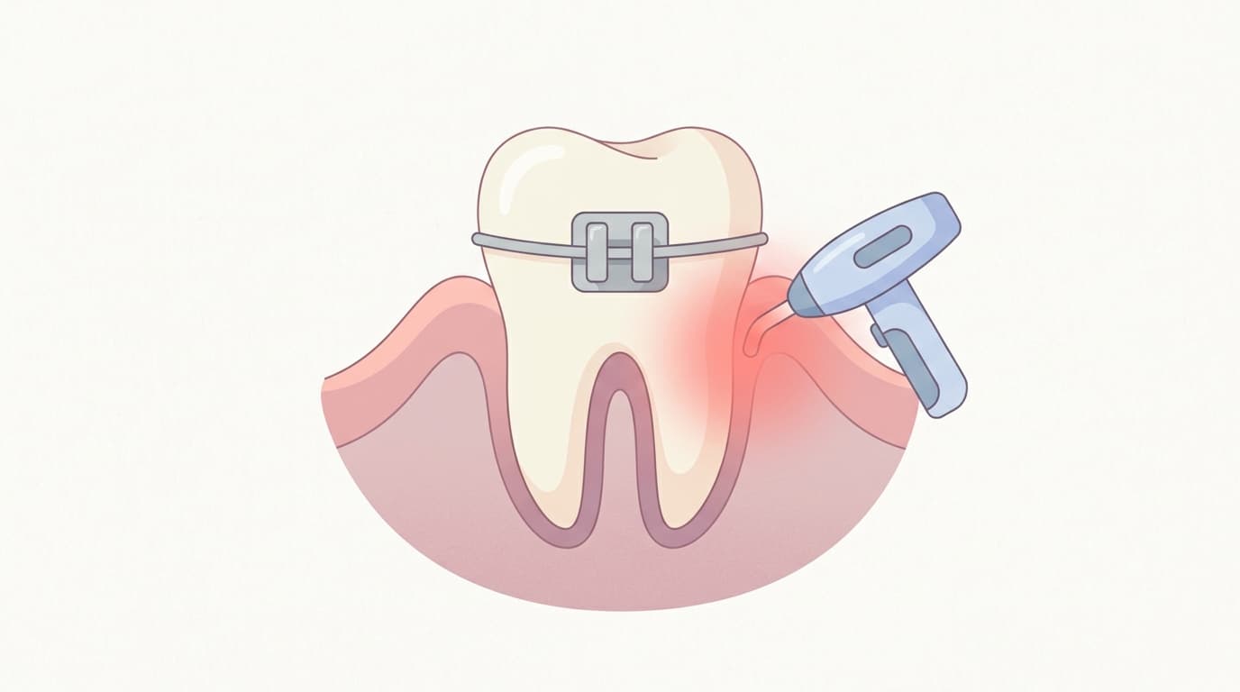 Laser contre la douleur orthodontique : l'efficacité dépend du mode d'émission