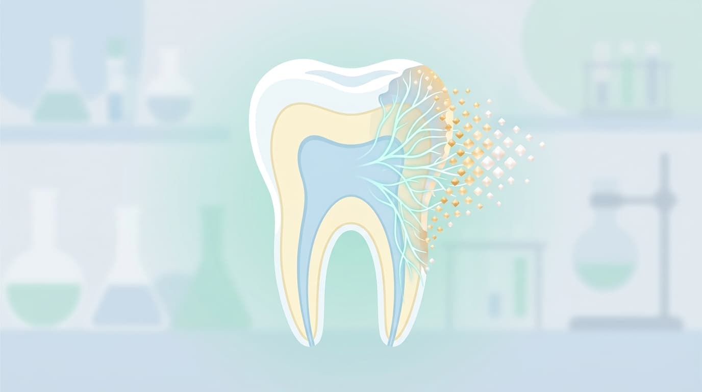 El esmalte dental recupera estructura y resistencia en las zonas desgastadas gracias a un recubrimiento de proteína artificial