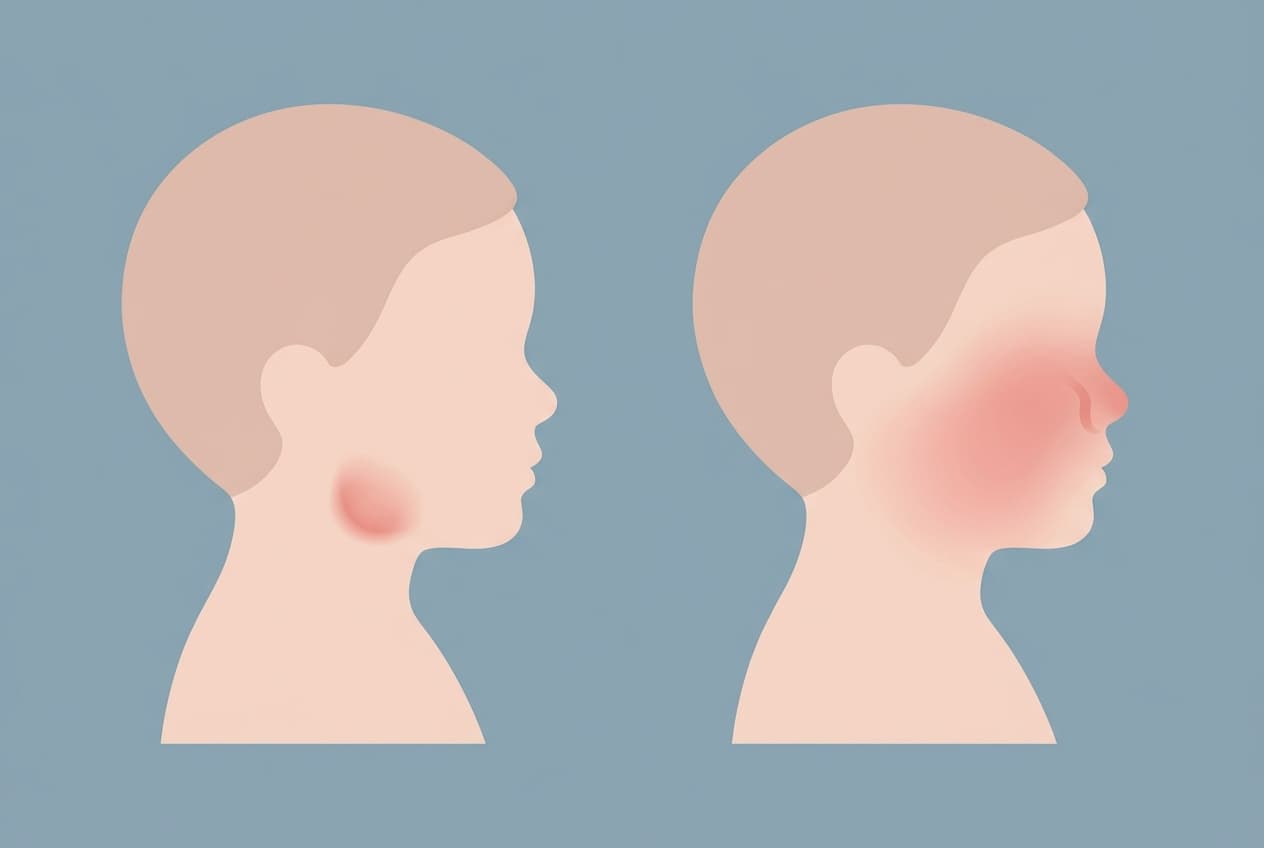 아이 치아 치료 후 볼과 눈 주변까지 붓는다면 기다려도 되나요?