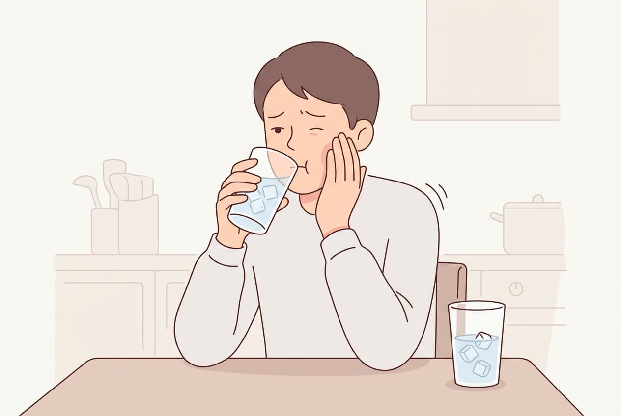 겉으로 충치가 안 보이는데, 찬물에 이가 시린 이유는 뭔가요?