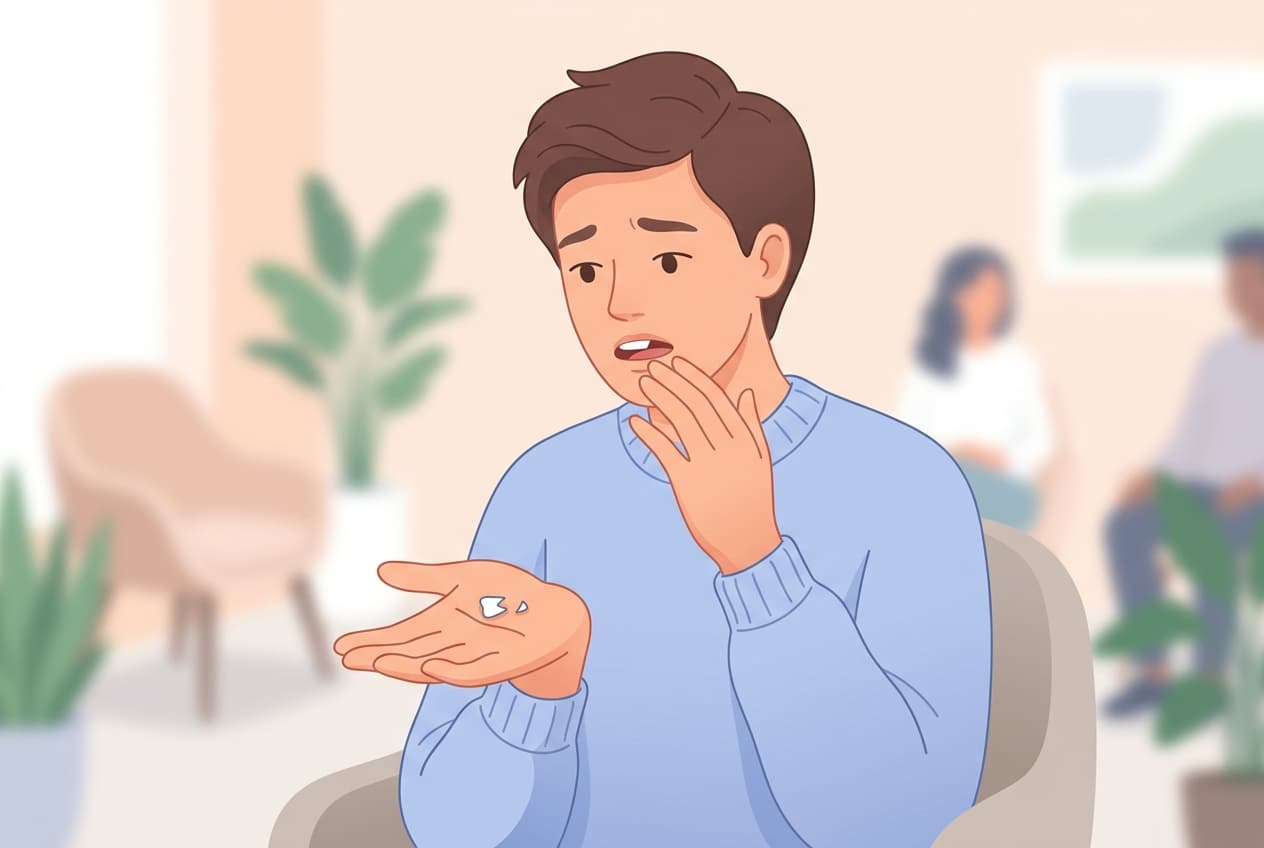 깨진 앞니 조각을 다시 붙일 수 있나요?