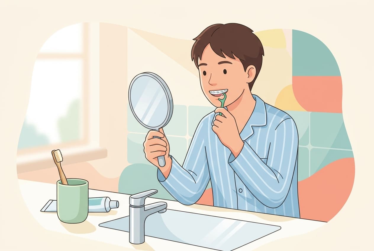 교정 중에는 치아 사이도 매번 닦아야 하나요?
