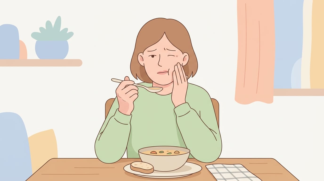 치아 사이에 음식이 자꾸 끼고 시리면 충치 때문인가요?