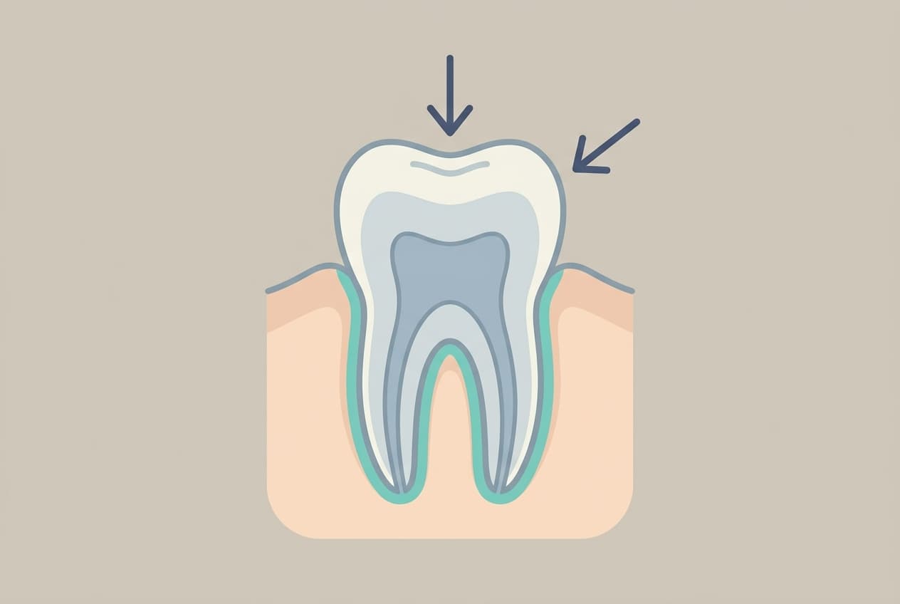 Why does a root canal tooth hurt when touched or chewed on?