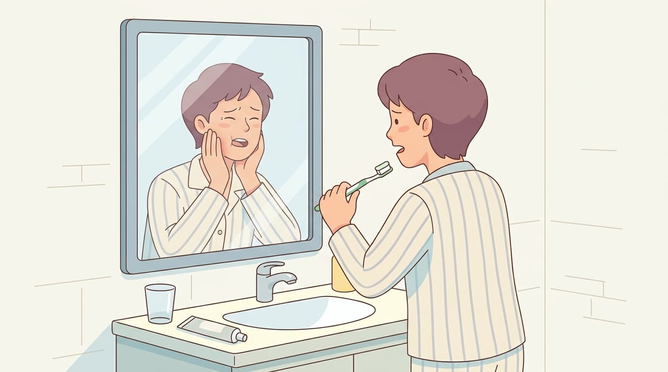 칫솔질할 때 이가 시린 증상